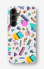 Samsung Galaxy S24 Plus Tough Case – 80s Memphis - View 1