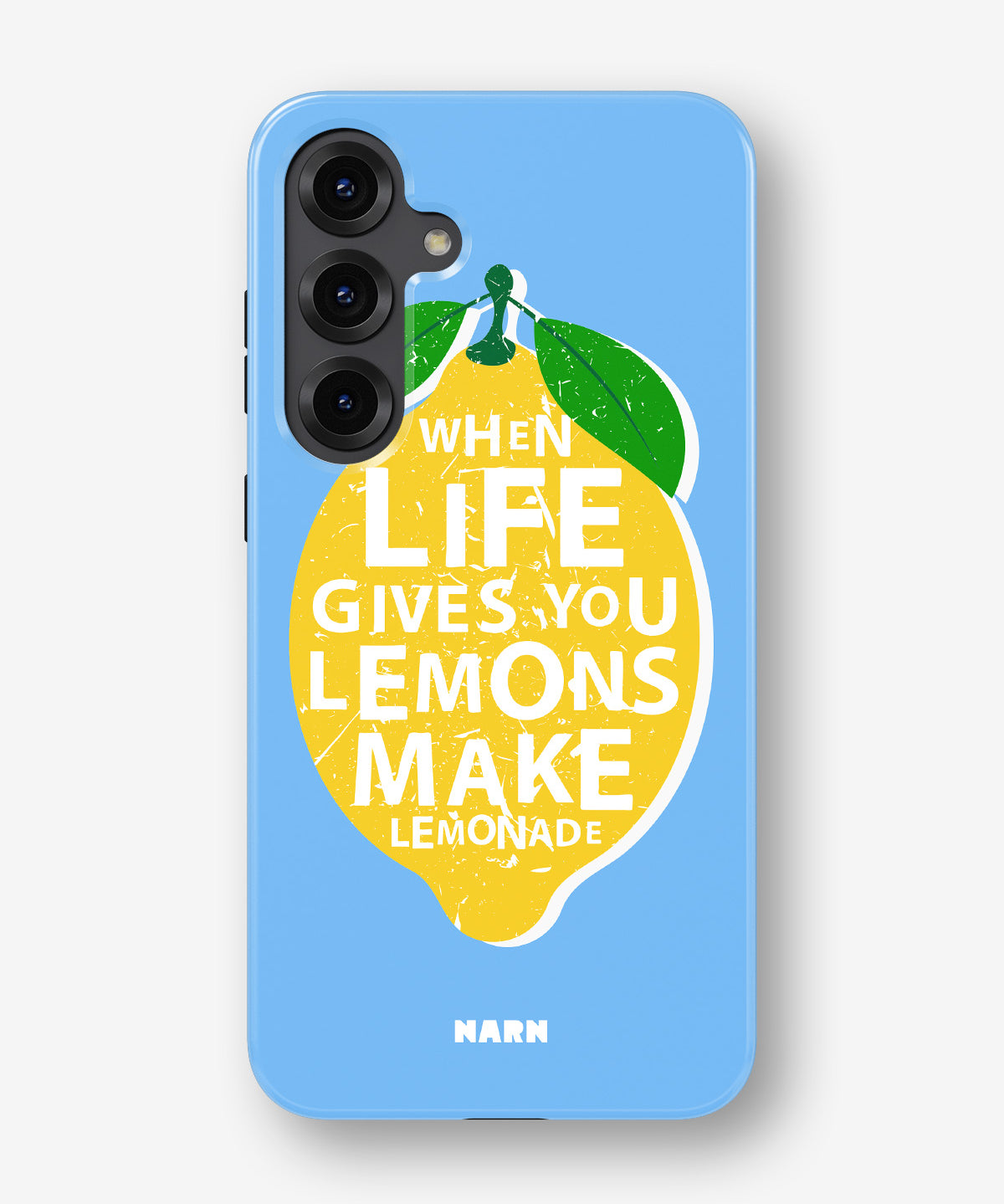 Samsung Galaxy S24 Plus Tough Case – Lemon Quote - View 1