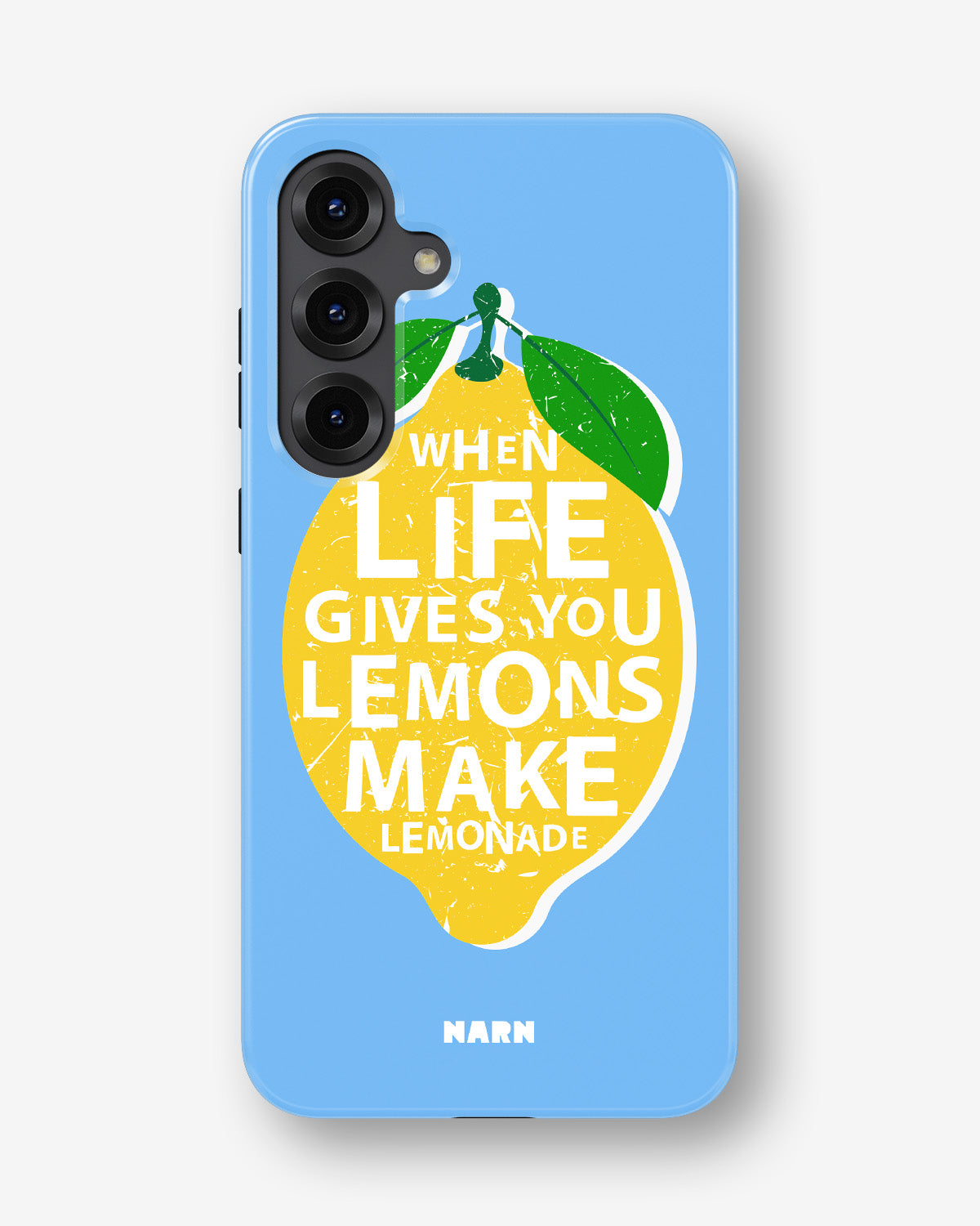 Samsung Galaxy S24 Plus Tough Case – Lemon Quote - View 1