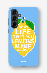 Samsung Galaxy S24 Plus Tough Case – Lemon Quote - View 1