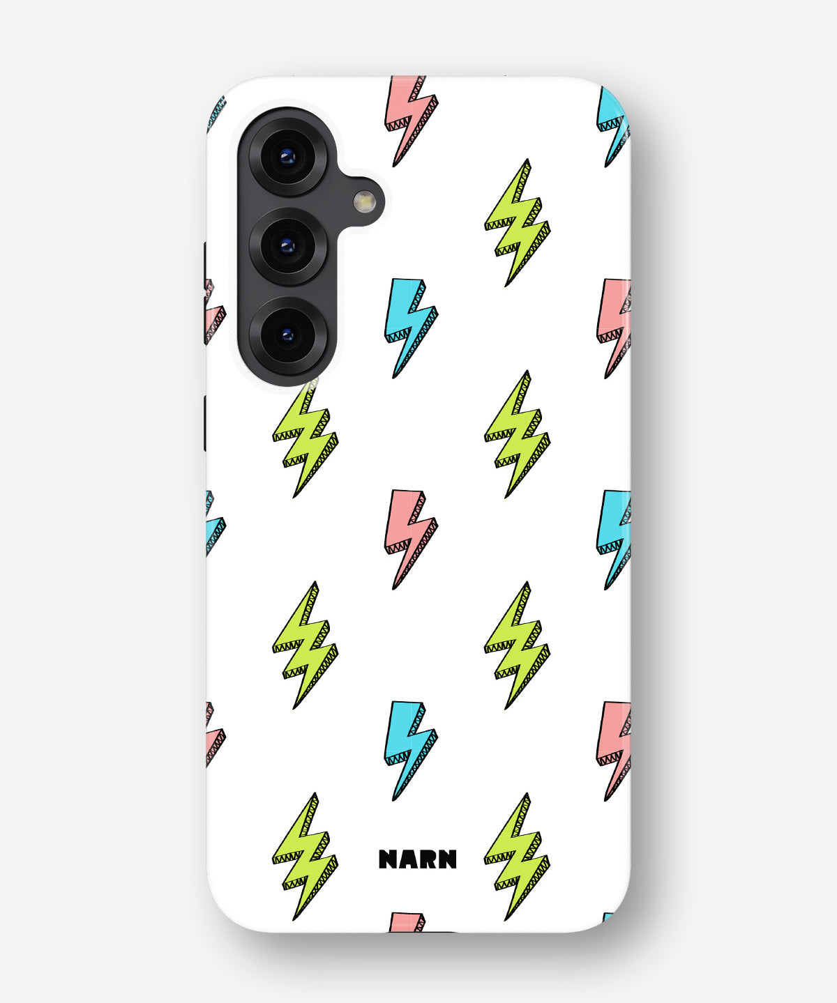 Samsung Galaxy S24 Plus Tough Case – Lightning Bolts - View 1