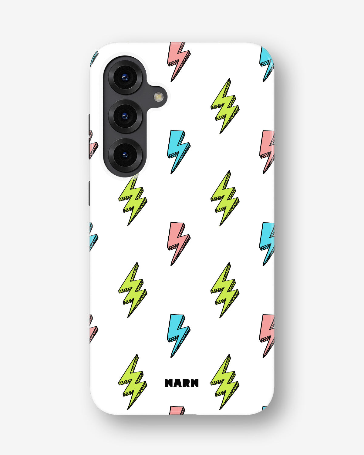 Samsung Galaxy S24 Plus Tough Case – Lightning Bolts - View 1