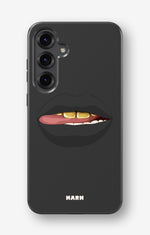 Samsung Galaxy S24 Plus Tough Case – Golden Lips - View 1