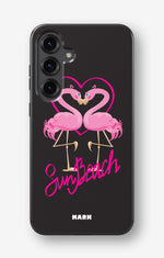 Samsung Galaxy S24 Plus Tough Case – Beach Flamingo - View 1