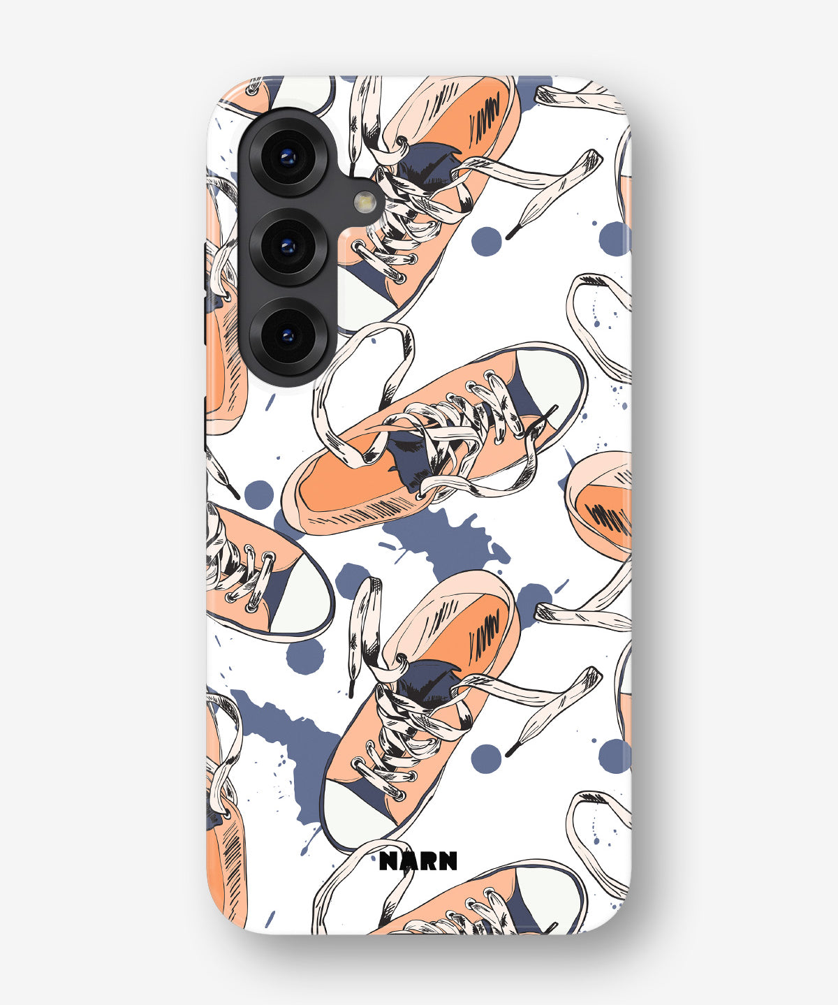 Samsung Galaxy S24 Plus Tough Case – Apricot Sneakers - View 1