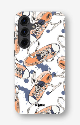 Samsung Galaxy S24 Plus Tough Case – Apricot Sneakers - View 1