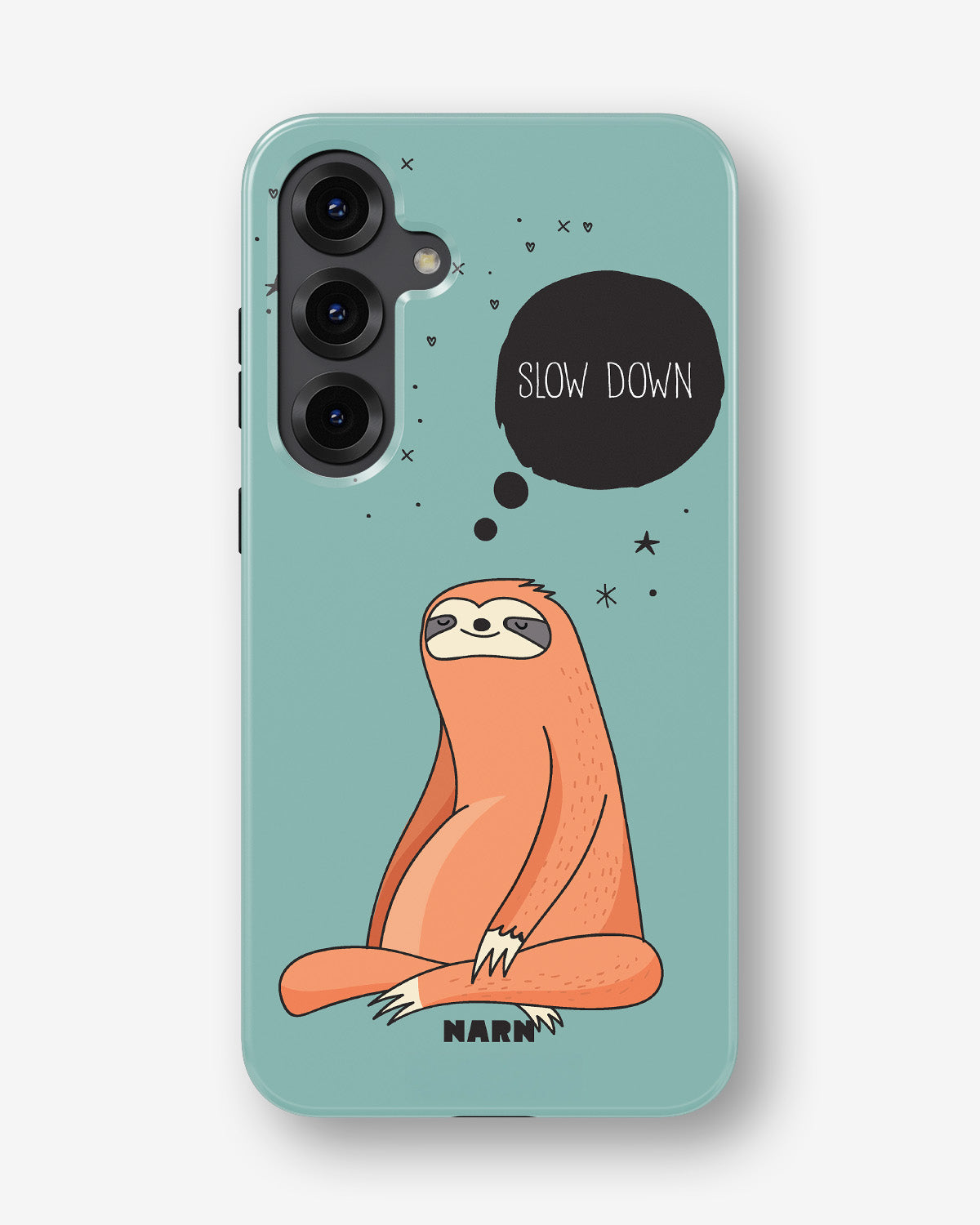 Samsung Galaxy S24 Plus Tough Case – Slow Down Sloth - View 1