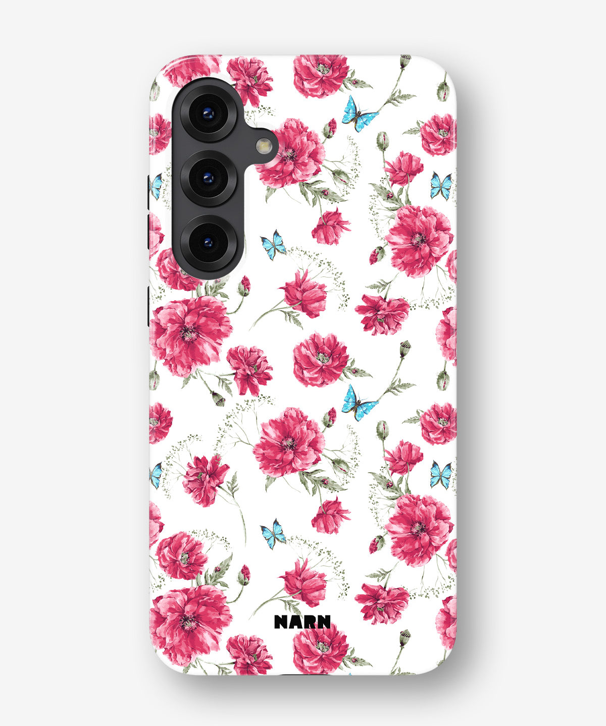 Samsung Galaxy S24 Plus Tough Case – Poppies in Bloom - View 1