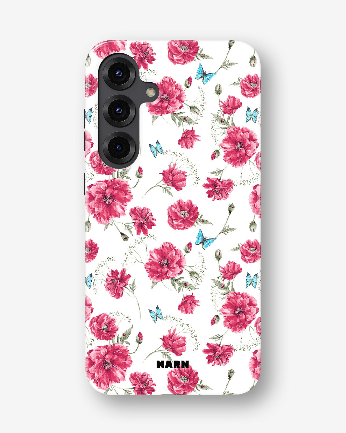Samsung Galaxy S24 Plus Tough Case – Poppies in Bloom - View 1