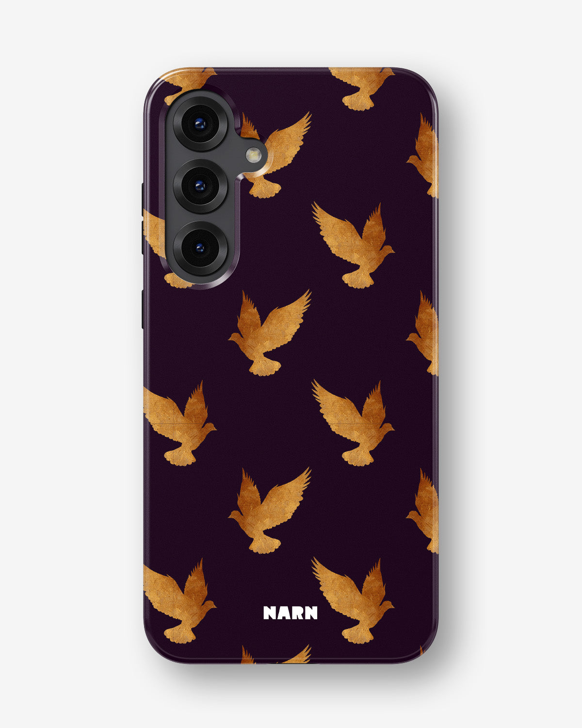 Samsung Galaxy S24 Plus Tough Case – Royal Doves - View 1