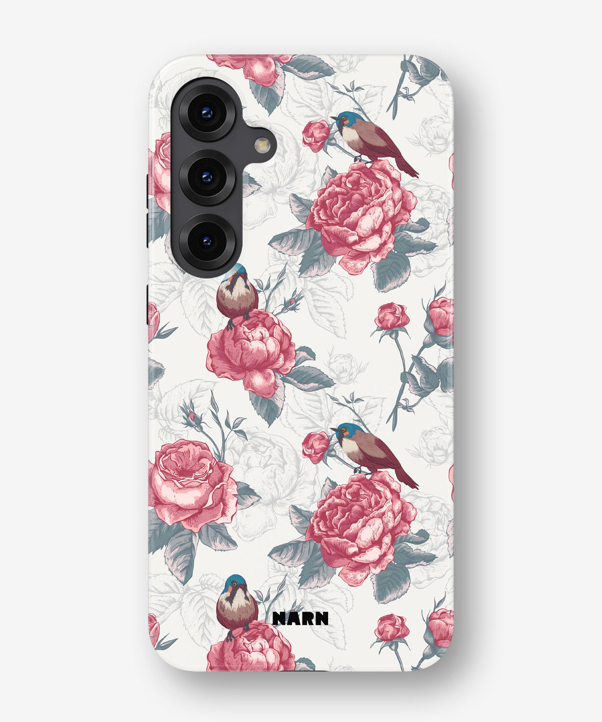 Samsung Galaxy S24 Plus Tough Case – Birds Among Roses - View 1