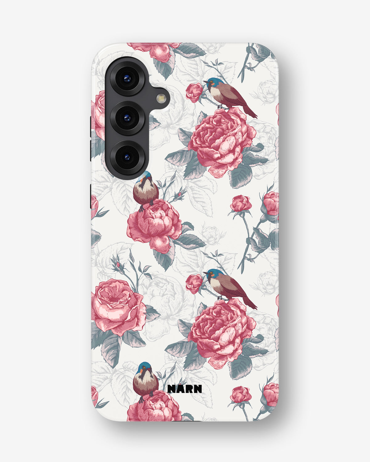 Samsung Galaxy S24 Plus Tough Case – Birds Among Roses - View 1