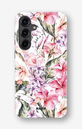 Samsung Galaxy S24 Plus Tough Case – Watercolor Flowers - View 1