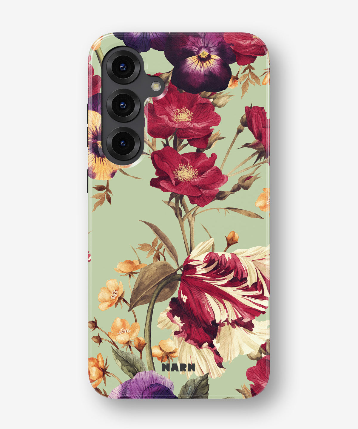 Samsung Galaxy S24 Plus Tough Case – Pansy Pansy - View 1