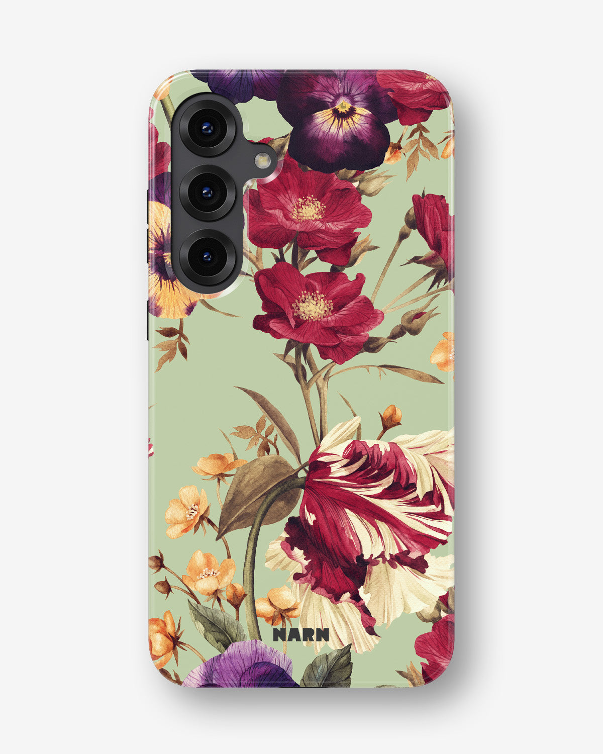 Samsung Galaxy S24 Plus Tough Case – Pansy Pansy - View 1