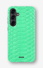 Samsung Galaxy S24 Plus Tough Case – Turquoise Snake - View 1