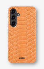 Samsung Galaxy S24 Plus Tough Case – Orange Snake - View 1