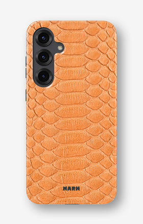 Samsung Galaxy S24 Plus Tough Case – Orange Snake - View 1