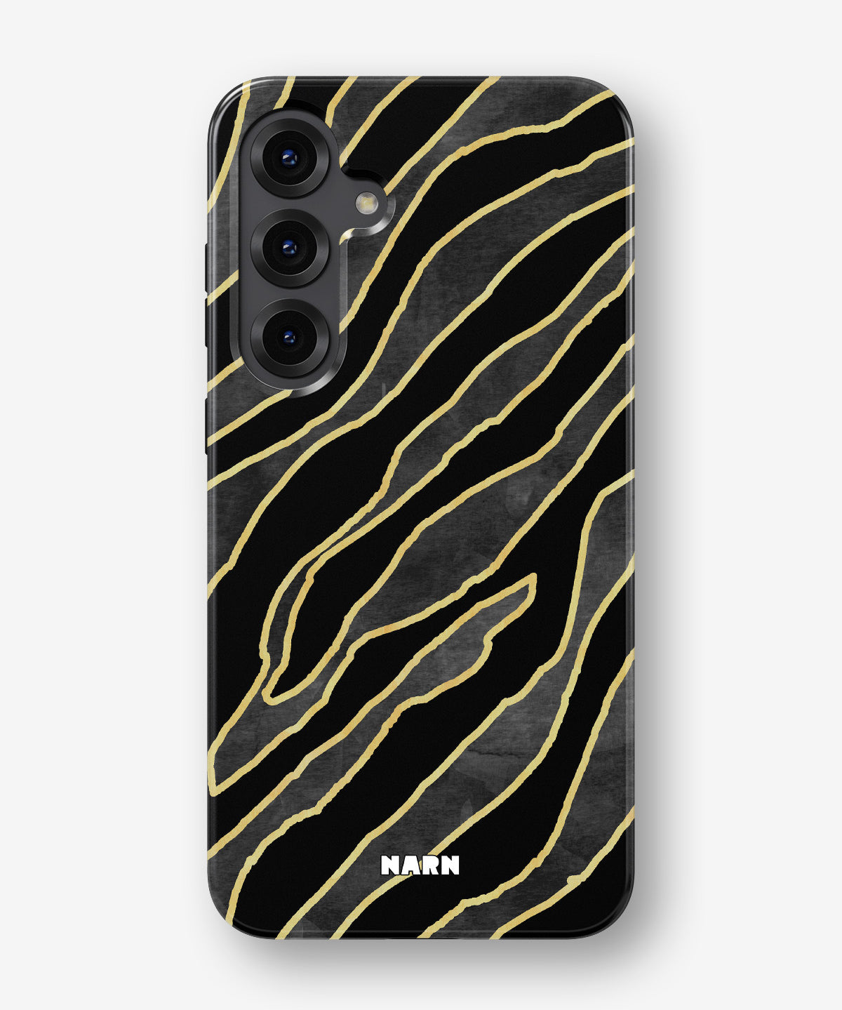 Samsung Galaxy S24 Plus Tough Case – Golden Zebra - View 1