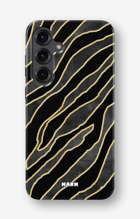 Samsung Galaxy S24 Plus Tough Case – Golden Zebra - View 1
