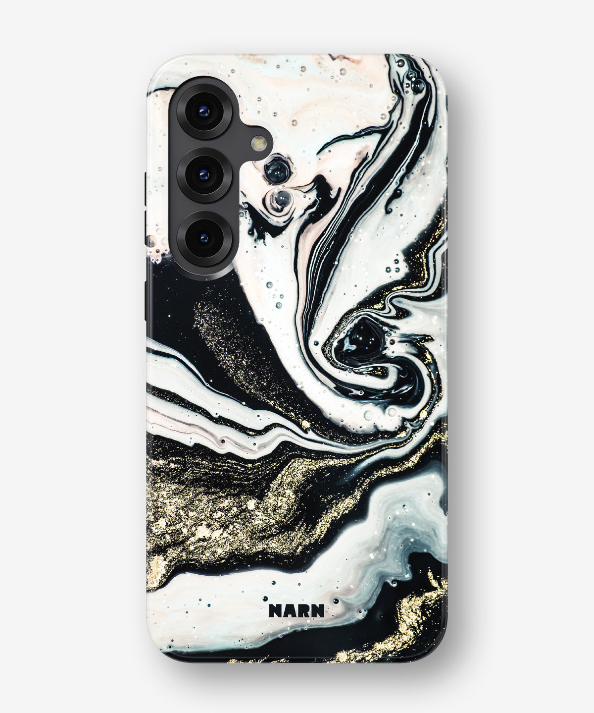 Samsung Galaxy S24 Plus Tough Case – Golden Swirl - View 1
