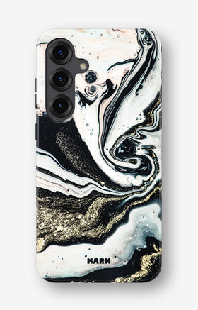 Samsung Galaxy S24 Plus Tough Case – Golden Swirl - View 1