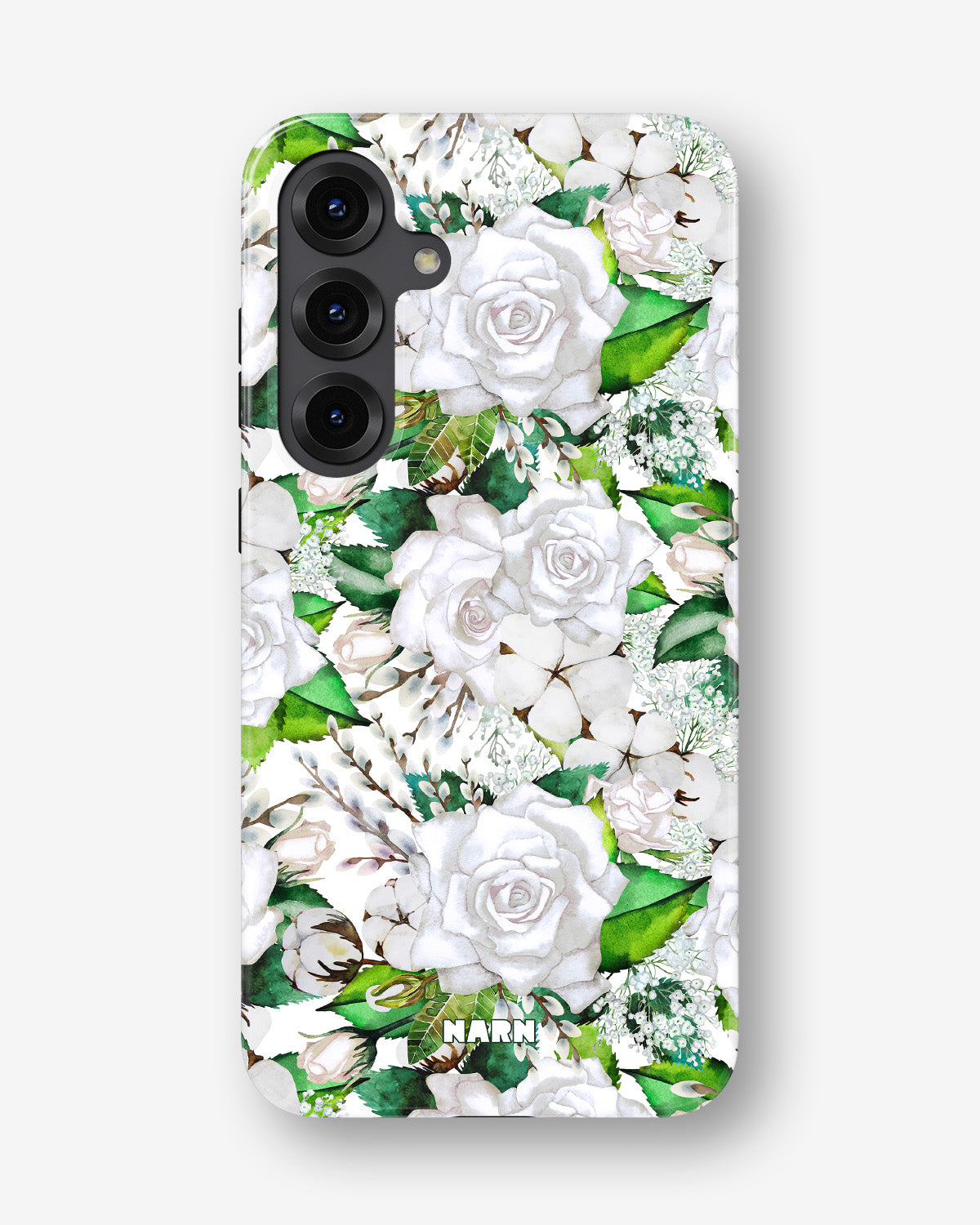 Samsung Galaxy S24 Plus Tough Case – White Bloom - View 1