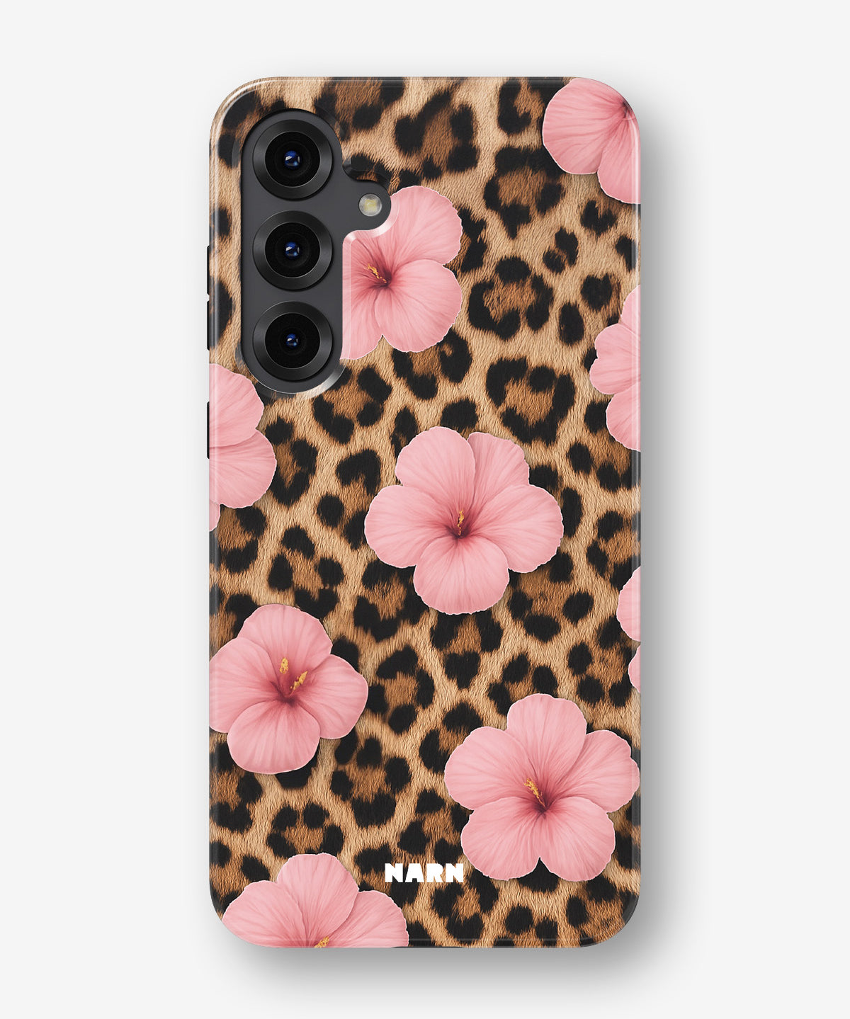 Samsung Galaxy S24 Plus Tough Case – Leopard Flower - View 1