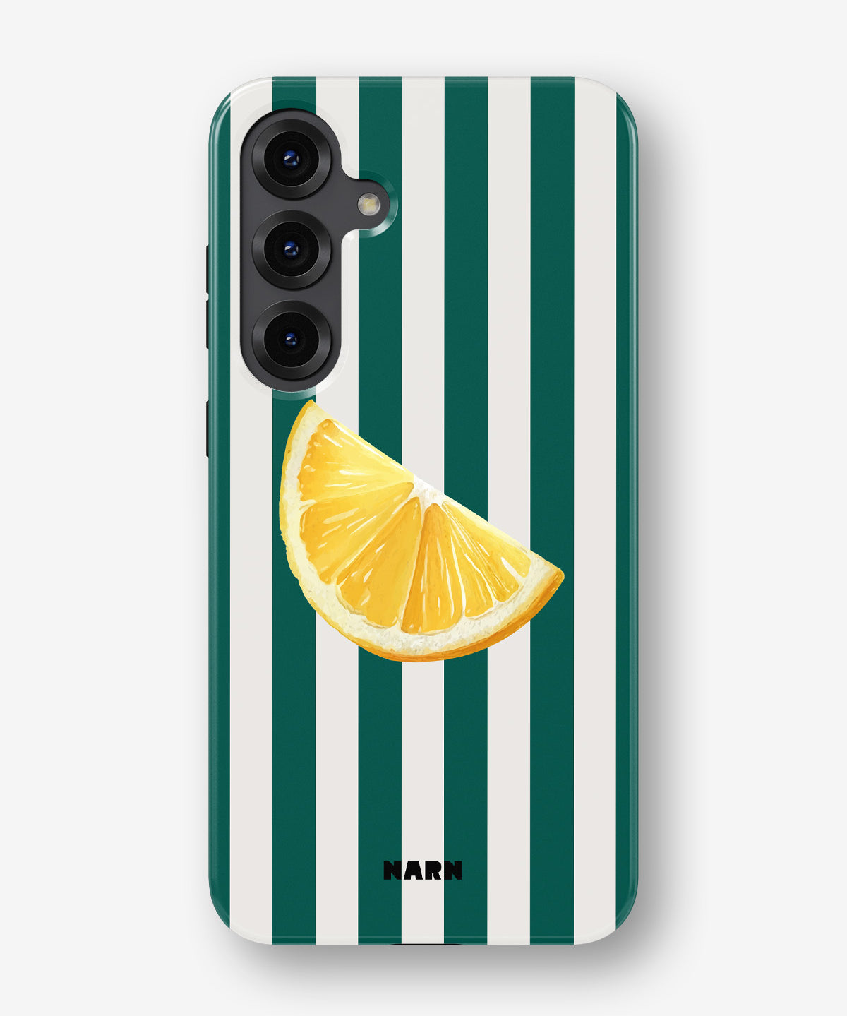Samsung Galaxy S24 Plus Tough Case – Lemon Stripes - View 1