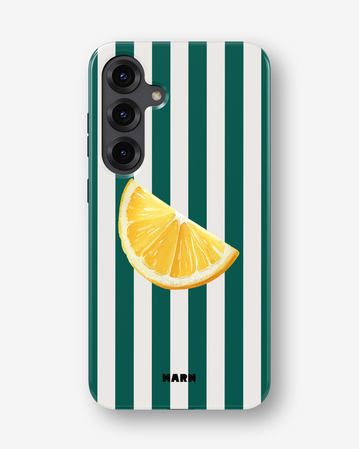 Samsung Galaxy S24 Plus Tough Case – Lemon Stripes - View 1