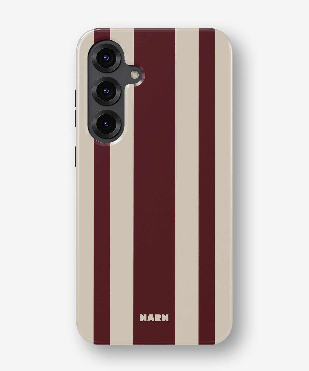 Samsung Galaxy S24 Plus Tough Case – Bordeaux Stripe - View 1