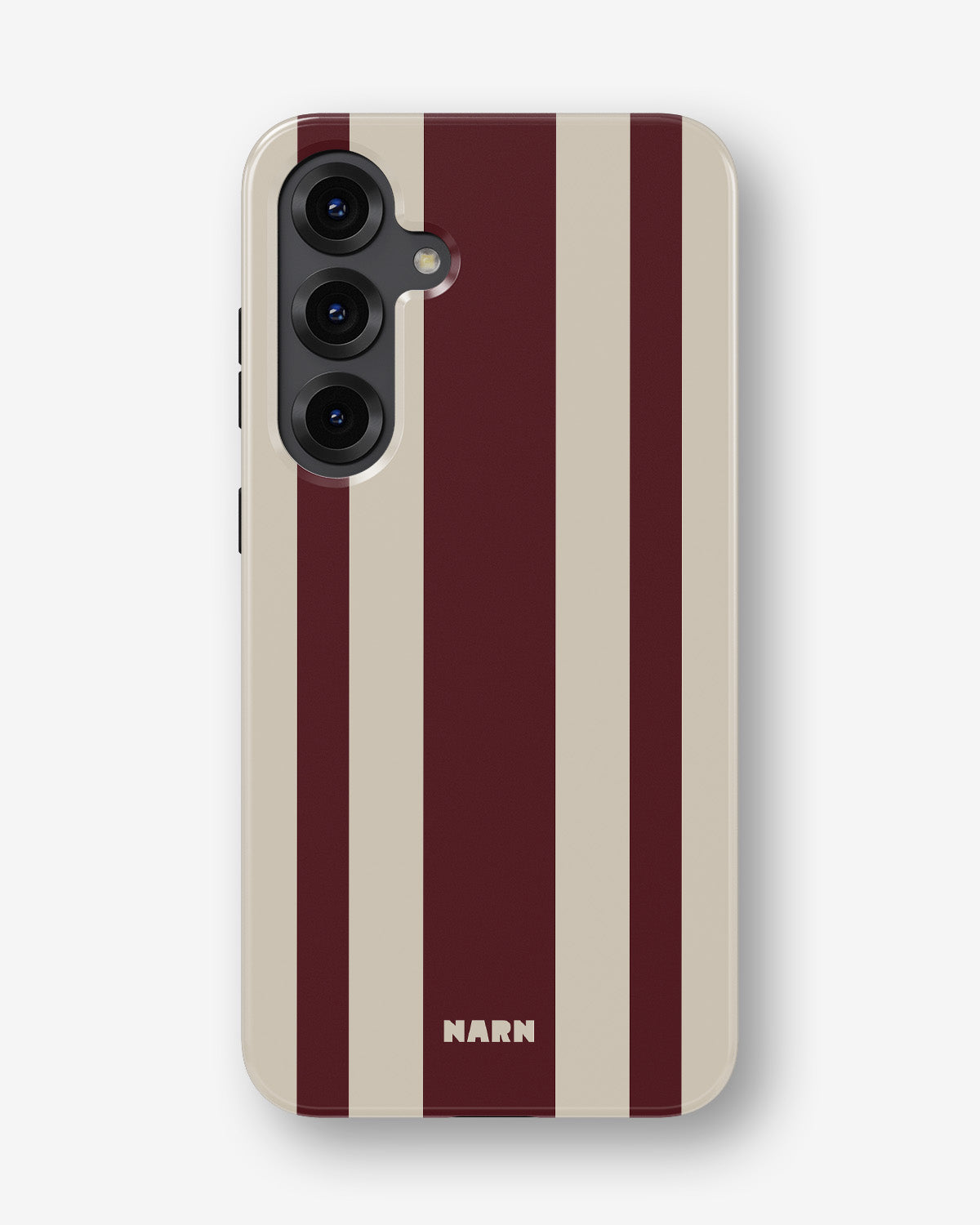 Samsung Galaxy S24 Plus Tough Case – Bordeaux Stripe - View 1