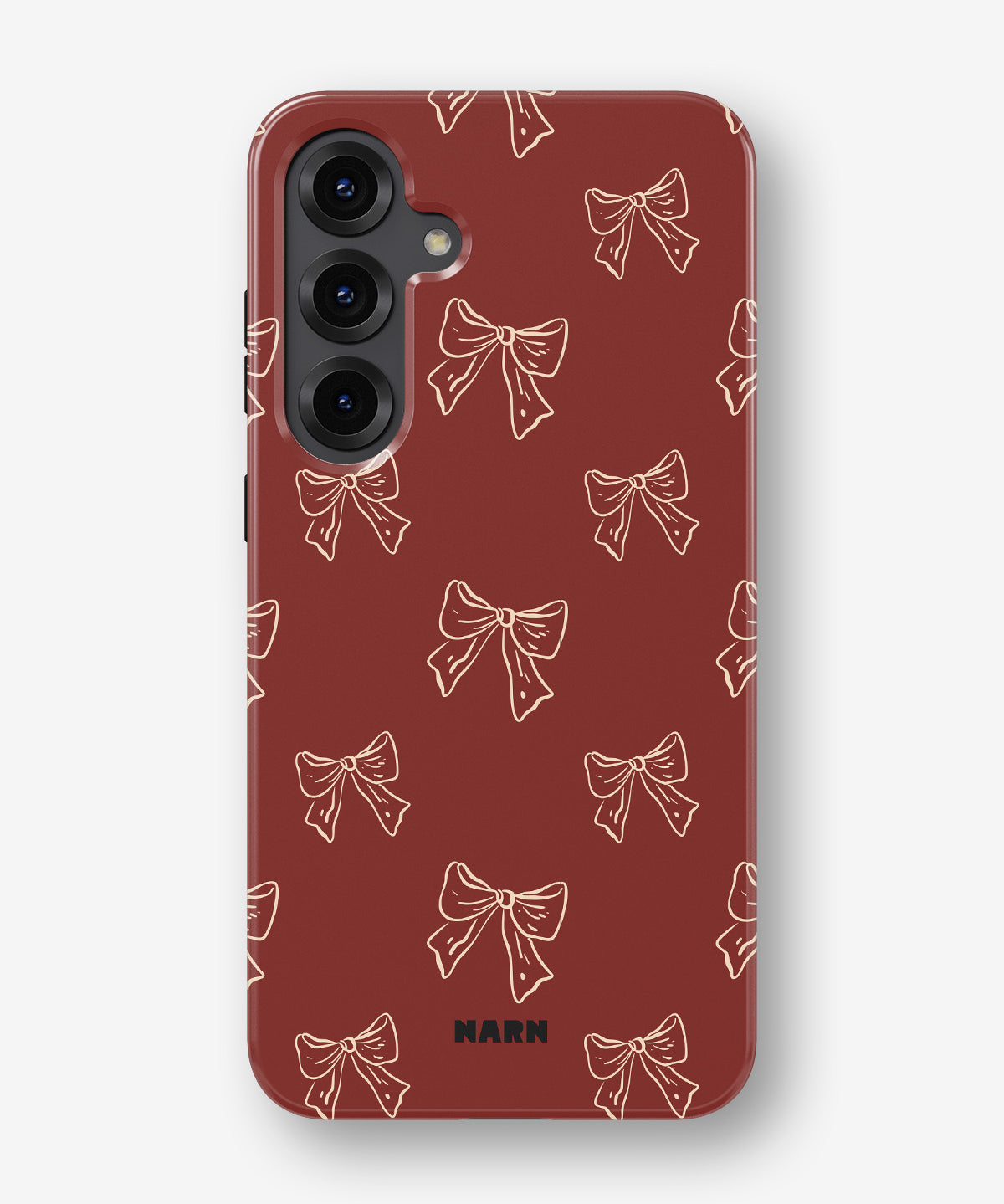 Samsung Galaxy S24 Plus Tough Case – Cherry Bows - View 1