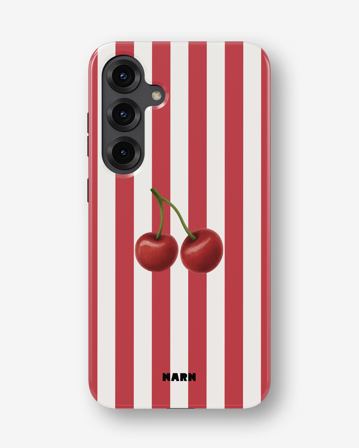 Samsung Galaxy S24 Plus Tough Case – Cherry Stripes - View 1