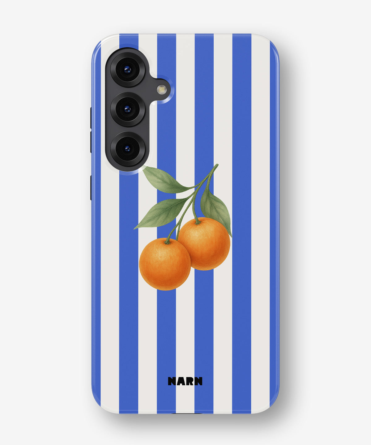 Samsung Galaxy S24 Plus Tough Case – Orange Stripes - View 1