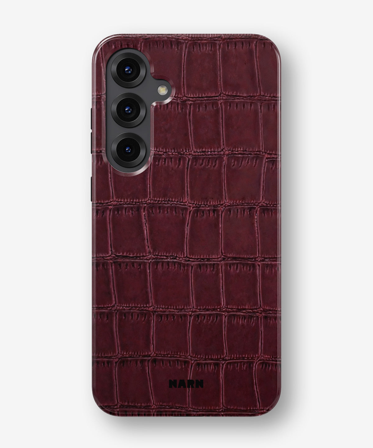 Samsung Galaxy S24 Plus Tough Case – Rouge Croc - View 1