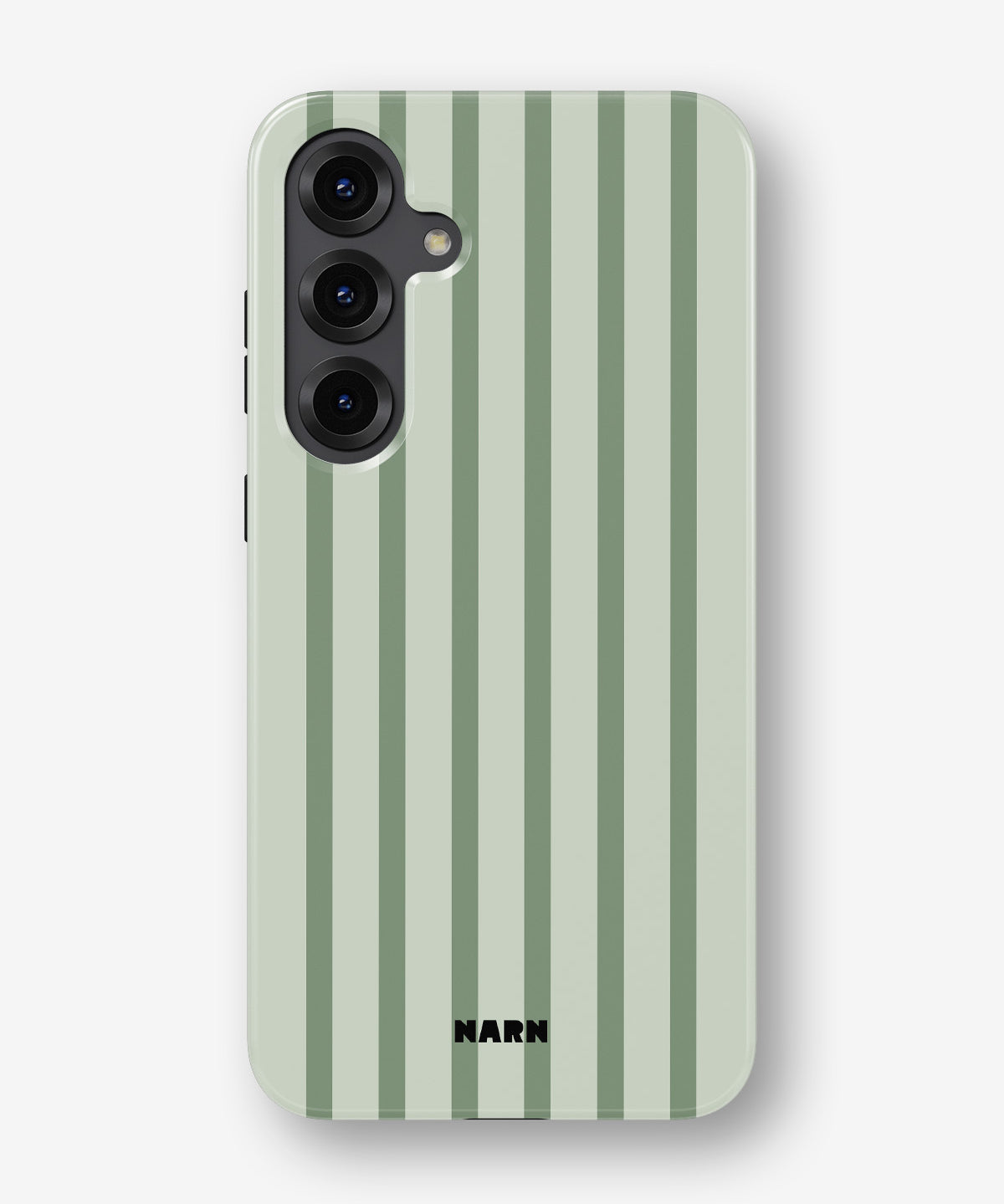 Samsung Galaxy S24 Plus Tough Case – Sage Stripes - View 1