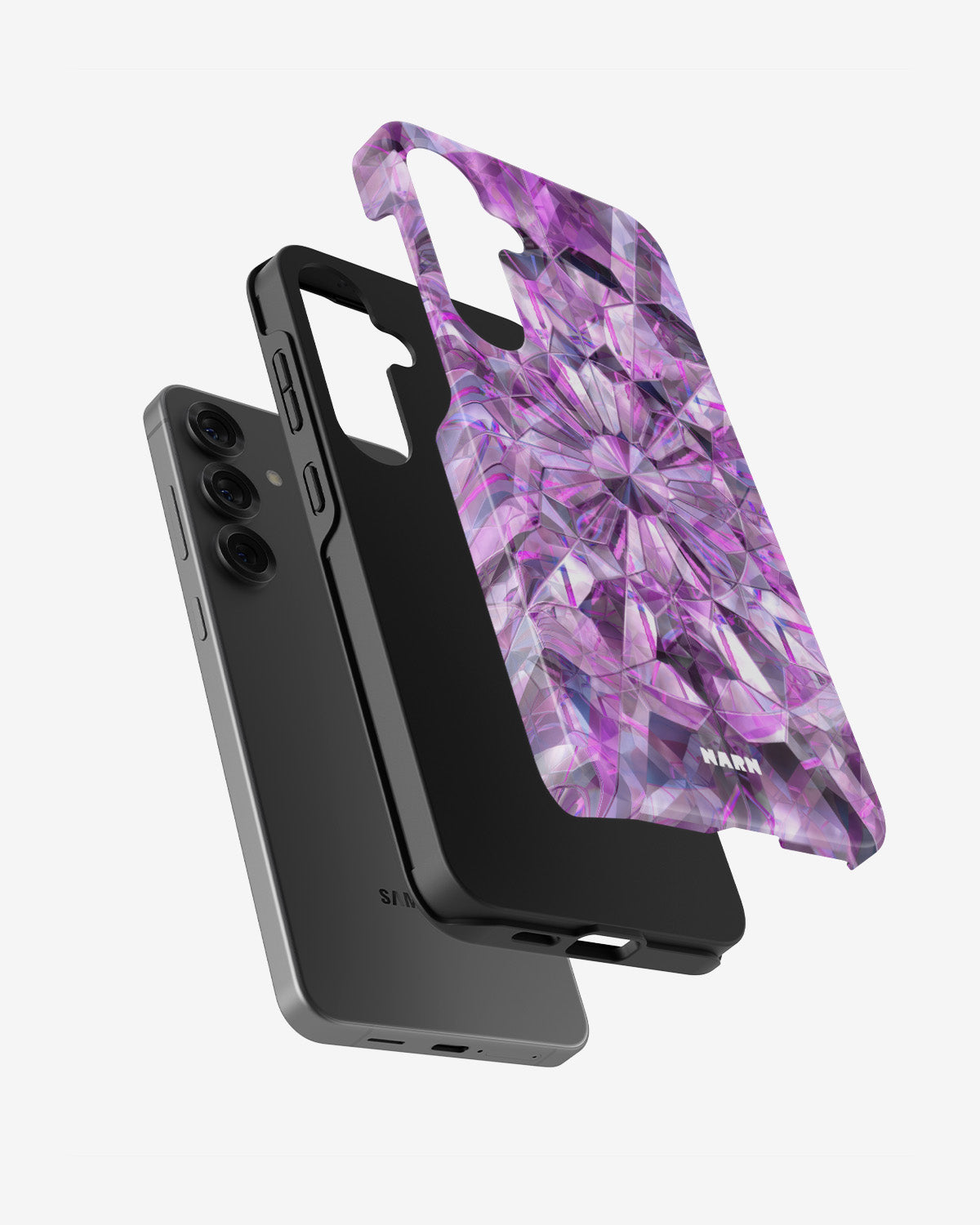 Samsung Galaxy S24 Plus Tough Case – Lavender Crystals - View 2