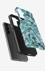 Samsung Galaxy S24 Plus Tough Case – Green Crystals - View 2