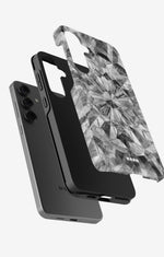 Samsung Galaxy S24 Plus Tough Case – Grey Crystals - View 2
