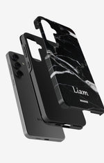 Samsung Galaxy S24 Plus Tough Case – Custom - Black Marble - View 2