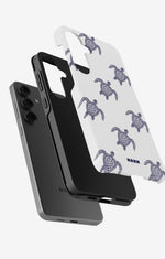 Samsung Galaxy S24 Plus Tough Case – Blue Turtles - View 2