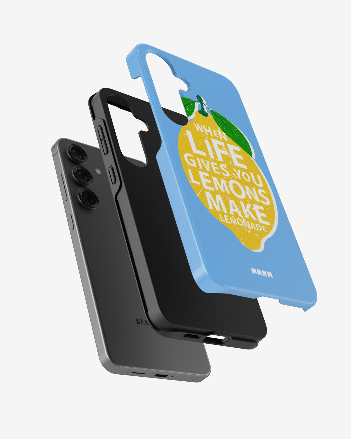 Samsung Galaxy S24 Plus Tough Case – Lemon Quote - View 2
