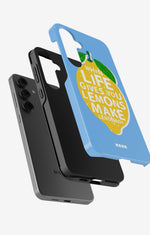 Samsung Galaxy S24 Plus Tough Case – Lemon Quote - View 2