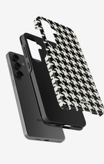 Samsung Galaxy S24 Plus Tough Case – Houndstooth - View 2