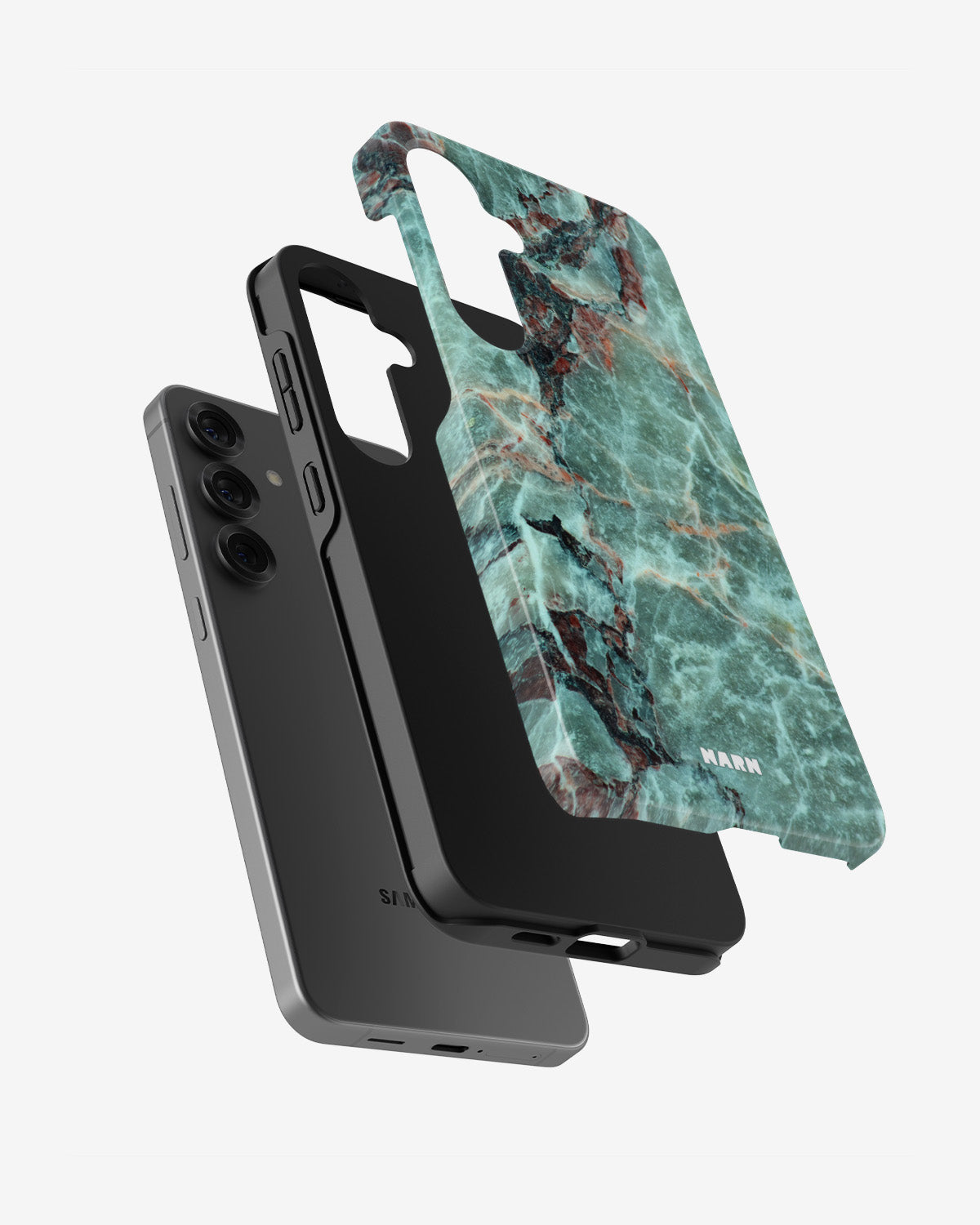 Samsung Galaxy S24 Plus Tough Case – Green Marble - View 2