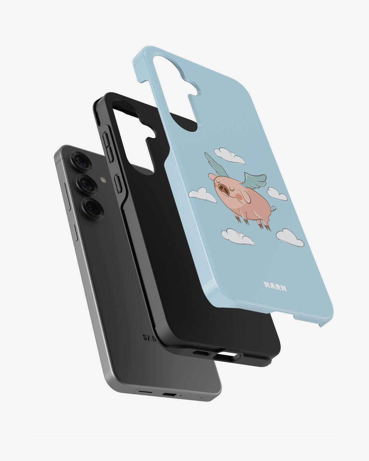 Samsung Galaxy S24 Plus Tough Case – Dreamy Pig - View 2