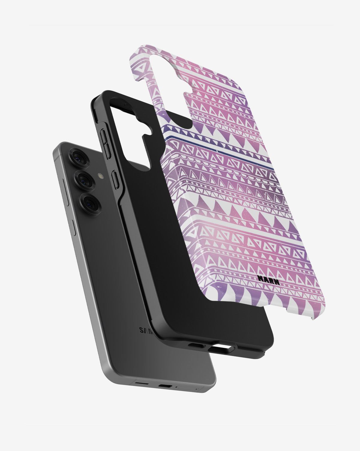 Samsung Galaxy S24 Plus Tough Case – Purple Aztec - View 2