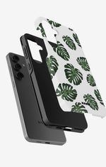 Samsung Galaxy S24 Plus Tough Case – Monstera Pattern - View 2