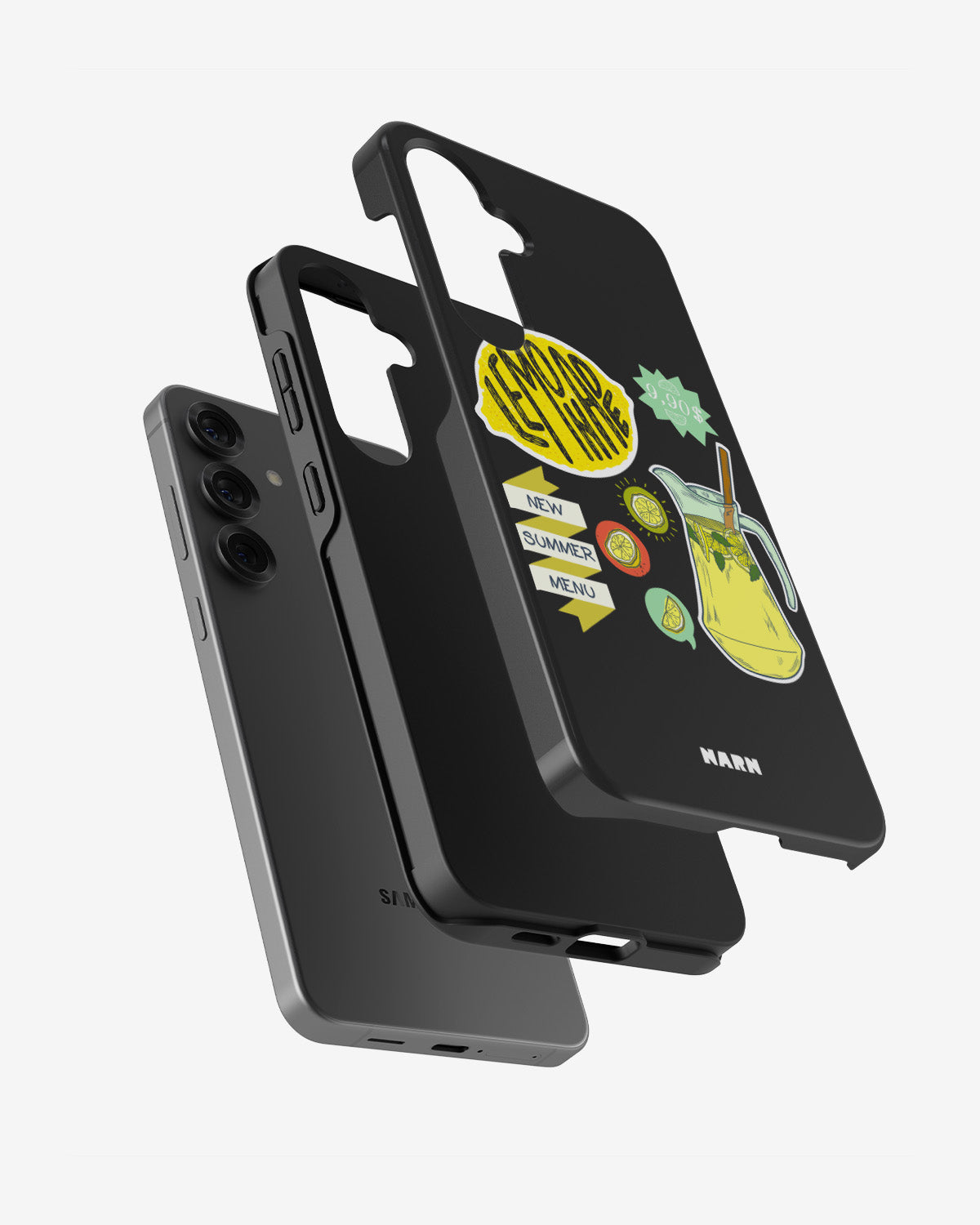 Samsung Galaxy S24 Plus Tough Case – Lemon Summer - View 2